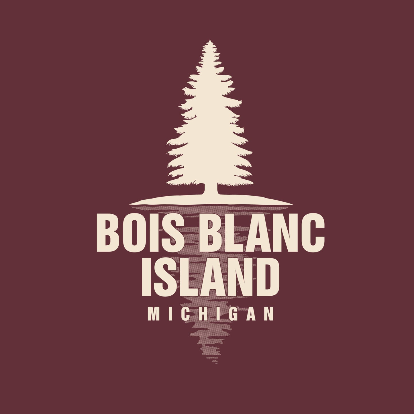 Pine Reflection Mens LS Tee
