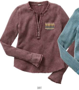 Women's Waffle Knit Shirts