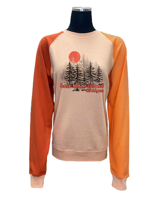 Ladies Fall Colors Crewneck Sweatshirt