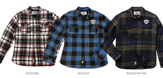 Quilted Flannel Shirt Jacket with BBI patch