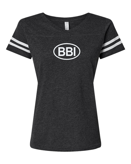 BBI OVAL FOOTBALL TEE - WOMENS